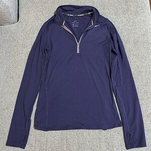 Nike Dri Fit long sleeve zip up top
